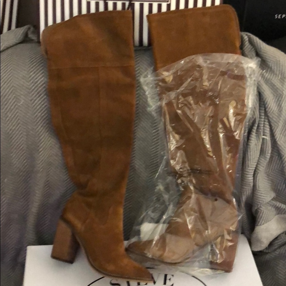 Steve Madden Palisade Chestnut Suede